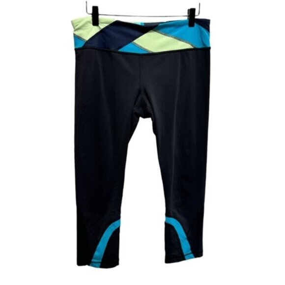 Lululemon Run Inspire Crops Size 10 Activewear Workout Yoga Running - Picture 1 of 9